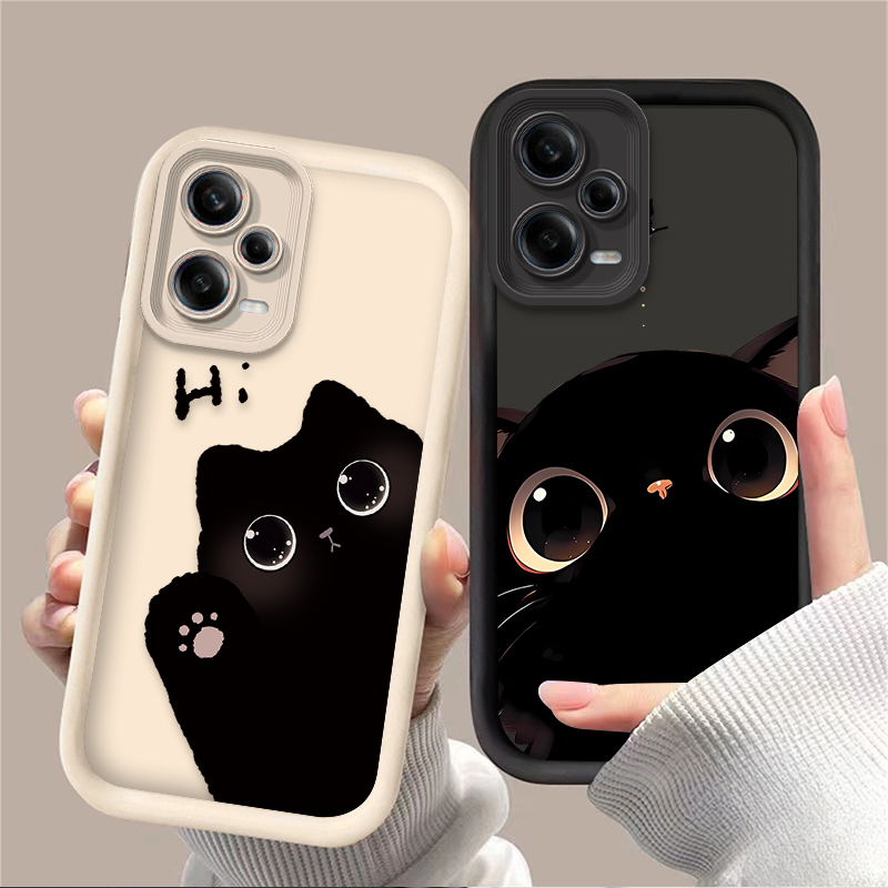 Phone Cases Silicone - Lovely Big Eyed Cat Phone Case