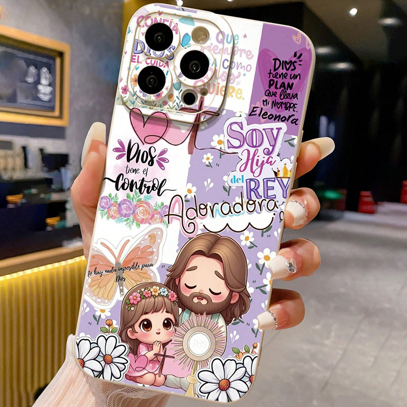 Phone Cases Jesus - Religious Colorful Painted Jesus TPU Soft