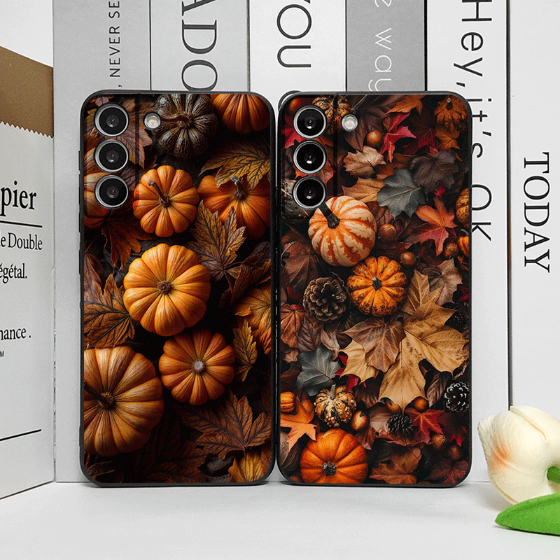 Phone Cases Trending - Autumn Maple Leaf Pumpkin Halloween Trend