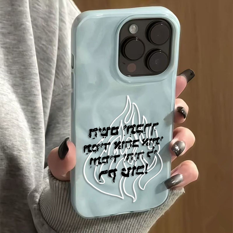 New Fashion Flame Pattern Sili - Phone Cases Trending 评论和价格