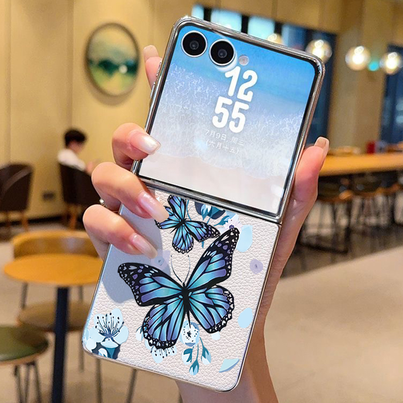 Purple Butterfly PU Leather Ph - Phone Cases Purple 评论和价格