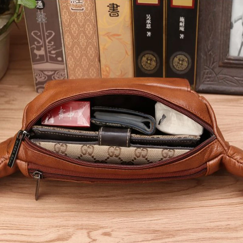 Men Genuine Leather Belt Waist - Phone Cases For Boys 评论和价格