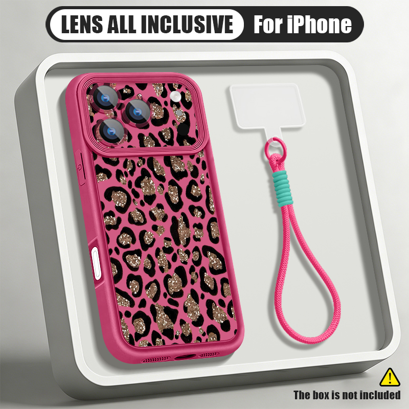 Brown Leopard Printed Lanyard  - Phone Cases Iphone 17 Pro 评论和价格