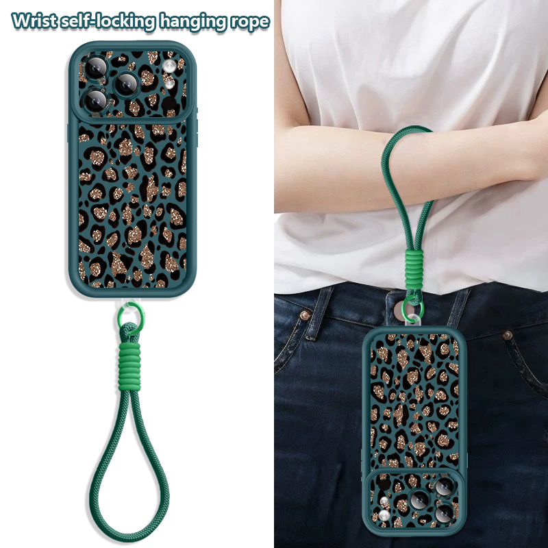 Brown Leopard Printed Lanyard  - Phone Cases Iphone 17 Pro 评论和价格