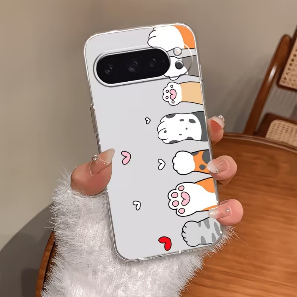 Cartoon Cat Paw Print Crystal  - Phone Cases Pixel 10 评论和价格