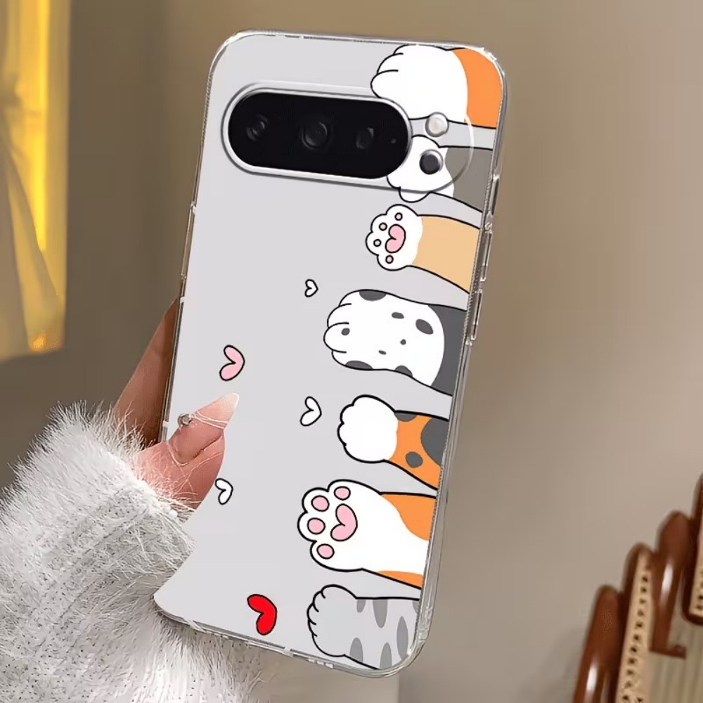 Cartoon Cat Paw Print Crystal  - Phone Cases Pixel 10 评论和价格