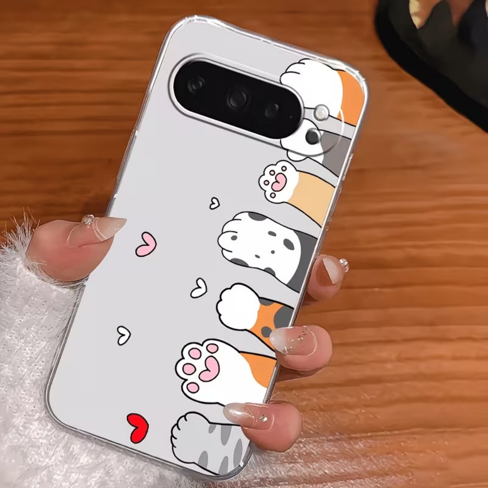 Cartoon Cat Paw Print Crystal  - Phone Cases Pixel 10 评论和价格
