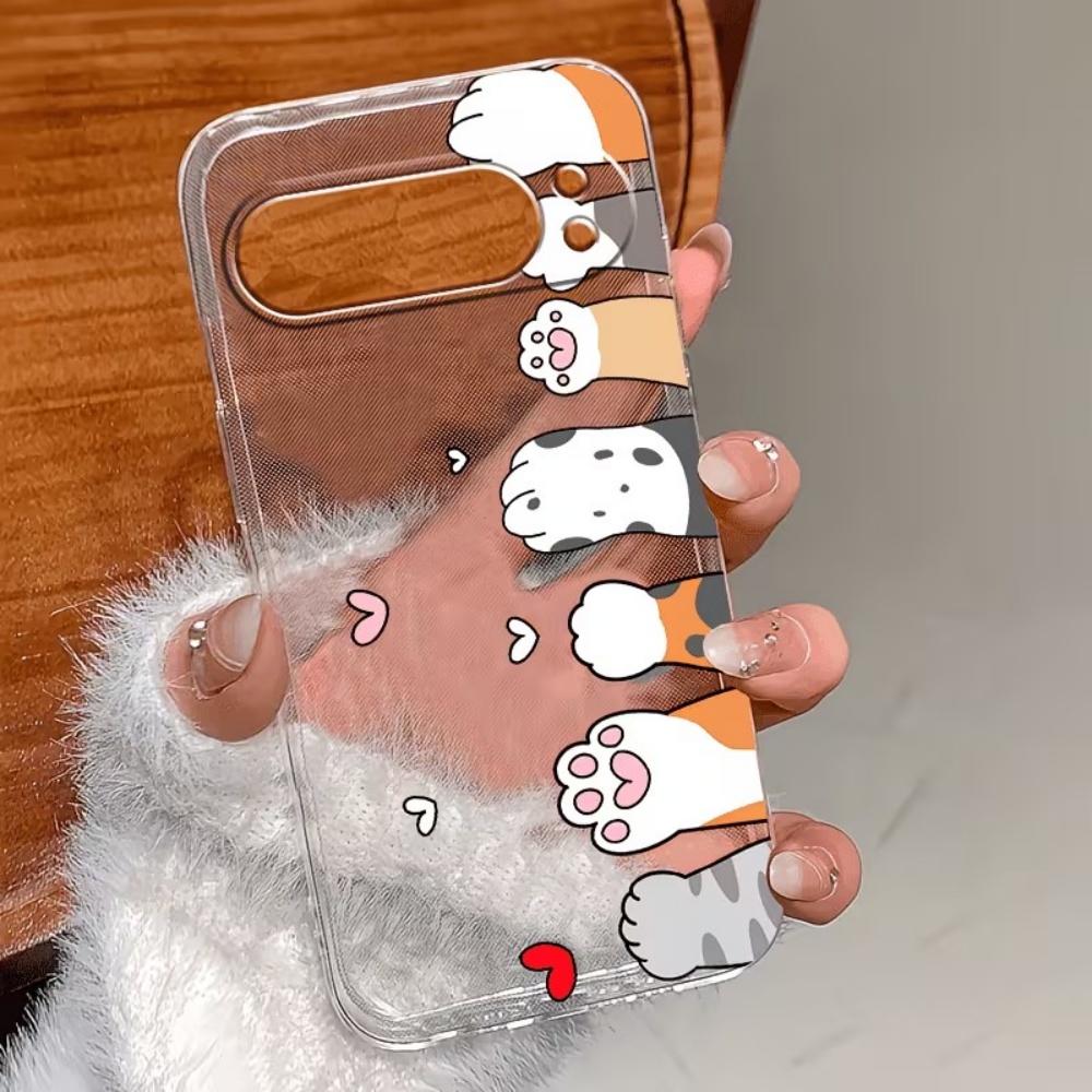 Cartoon Cat Paw Print Crystal  - Phone Cases Pixel 10 评论和价格