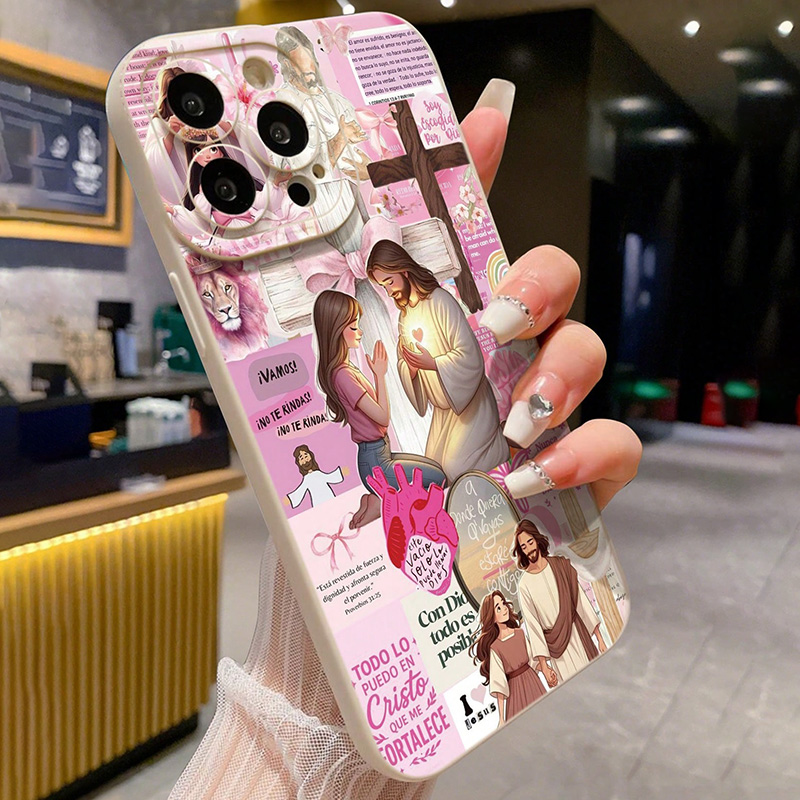 Religious Colorful Painted Jes - Phone Cases Jesus 评论和价格