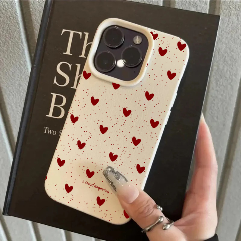 Fashion INS Love Heart Silicon - Phone Cases Trending 评论和价格