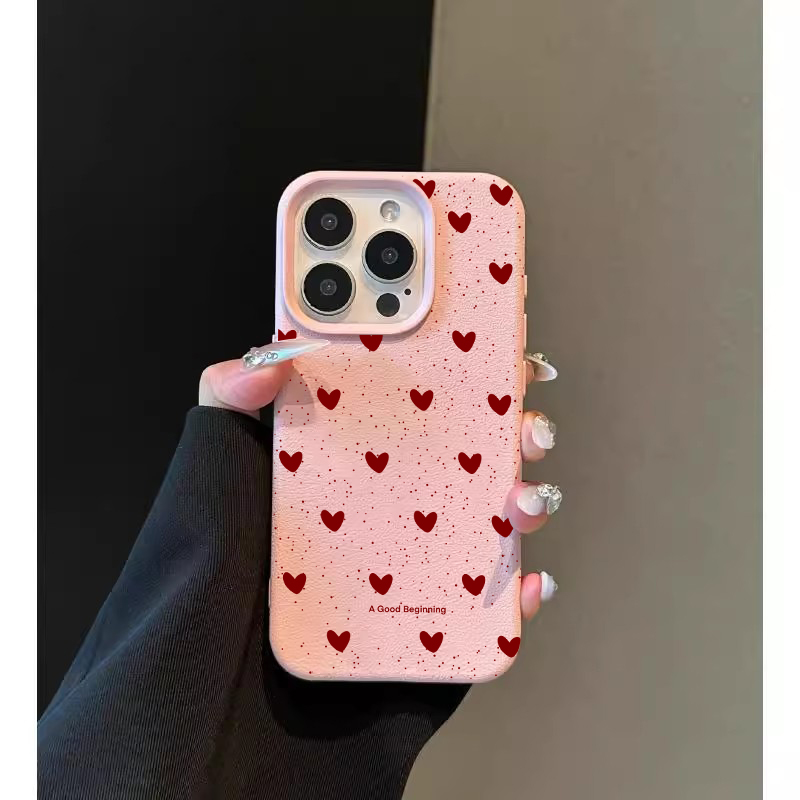 Fashion INS Love Heart Silicon - Phone Cases Trending 评论和价格