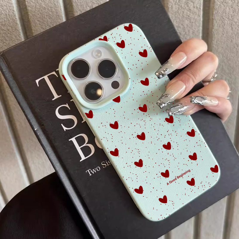Fashion INS Love Heart Silicon - Phone Cases Trending 评论和价格