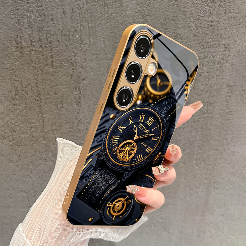Mechanical Gold Watch Pattern  - Phone Cases Metal 评论和价格