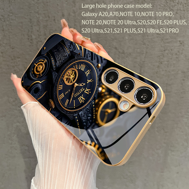 Mechanical Gold Watch Pattern  - Phone Cases Metal 评论和价格