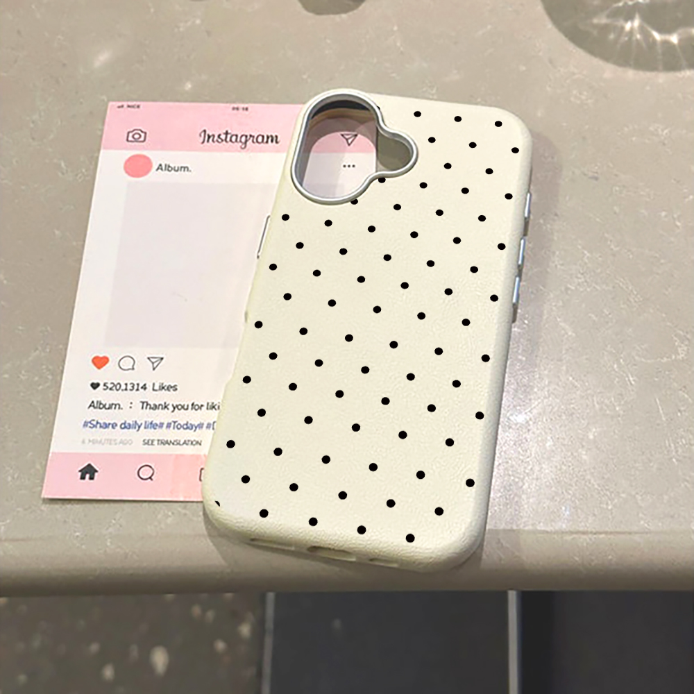 Korean INS Cute Polka Dot Phon - Phone Cases Trending 评论和价格