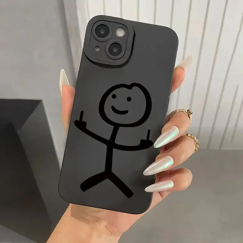 Cute Cartoon Matchman Matte Si - Cute Cartoon Case 评论和价格