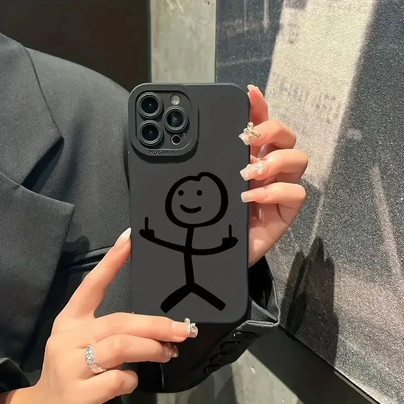 Cute Cartoon Matchman Matte Si - Cute Cartoon Case 评论和价格