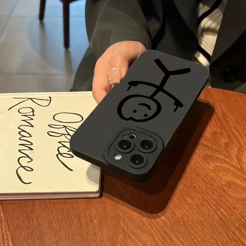 Cute Cartoon Matchman Matte Si - Cute Cartoon Case 评论和价格