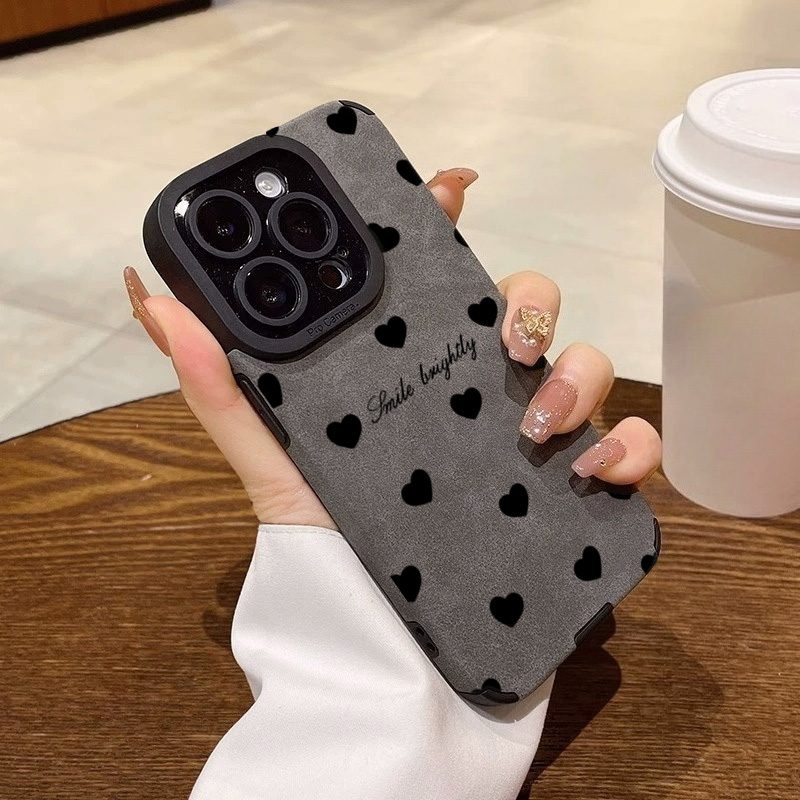 New Luxury Black Love Heart Ph - Phone Cases Expensive 评论和价格