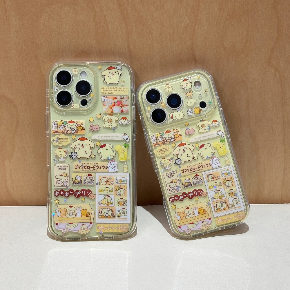 Cute Yellow Star Sparkling Pud - Phone Cases Yellow 评论和价格