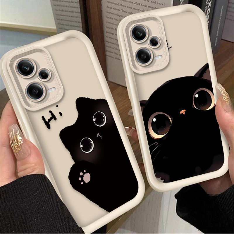 Lovely Big Eyed Cat Phone Case - Phone Cases Silicone 评论和价格