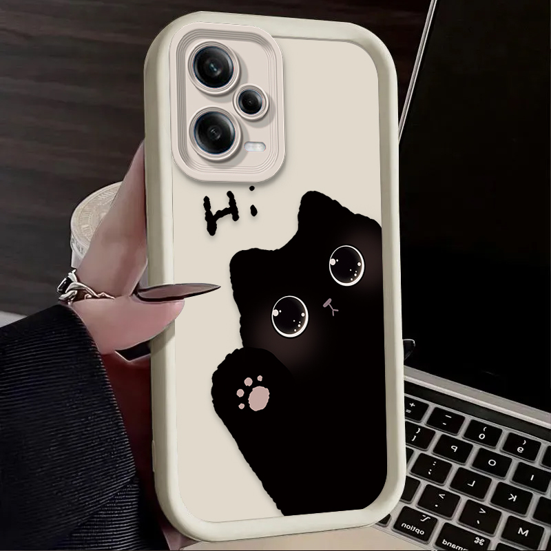 Lovely Big Eyed Cat Phone Case - Phone Cases Silicone 评论和价格