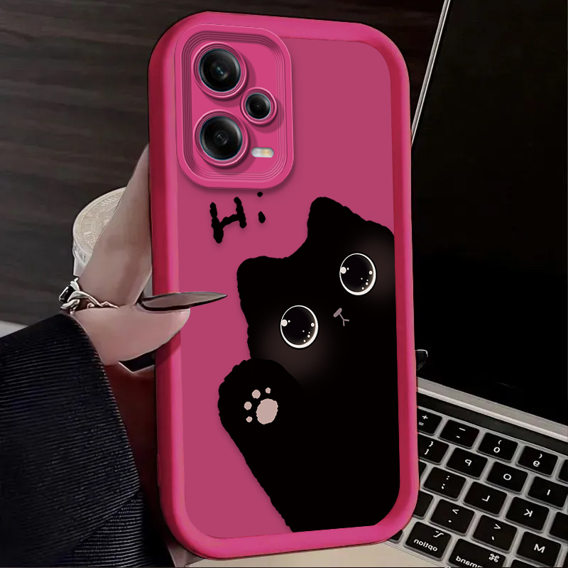 Lovely Big Eyed Cat Phone Case - Phone Cases Silicone 评论和价格