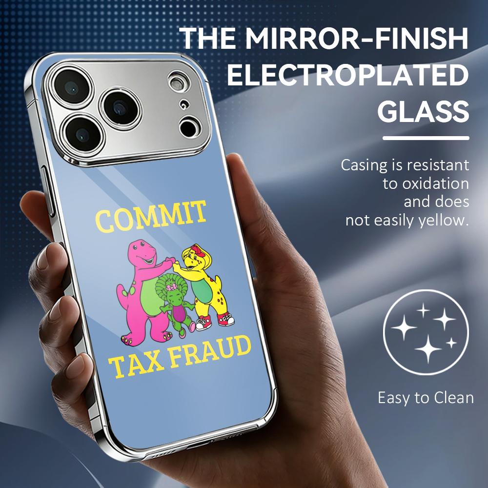 Barney C-Commit Tax Fraud Phon - Phone Cases Metal 评论和价格