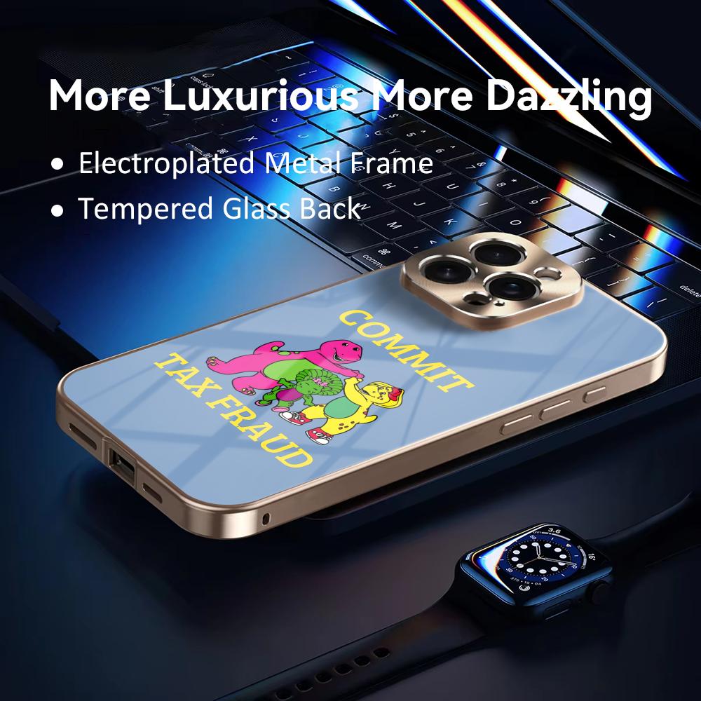 Barney C-Commit Tax Fraud Phon - Phone Cases Metal 评论和价格