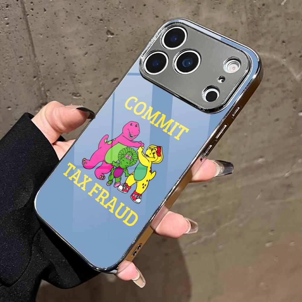 Barney C-Commit Tax Fraud Phon - Phone Cases Metal 评论和价格