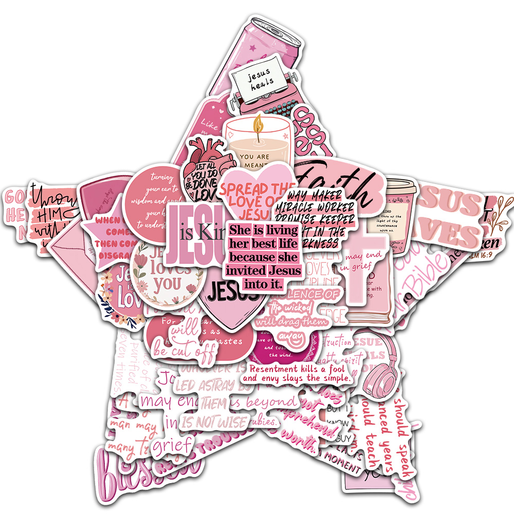 50/100PCS Pink Bible Jesus Gra - Phone Cases Jesus 评论和价格