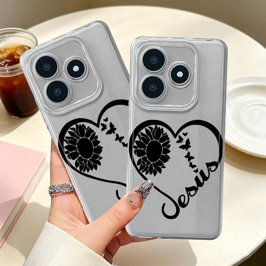 Creative Love Jesus Clear Phon - Phone Cases Jesus 评论和价格