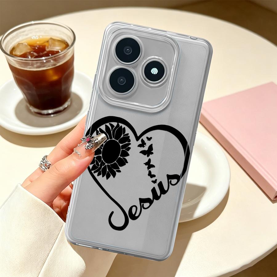 Creative Love Jesus Clear Phon - Phone Cases Jesus 评论和价格