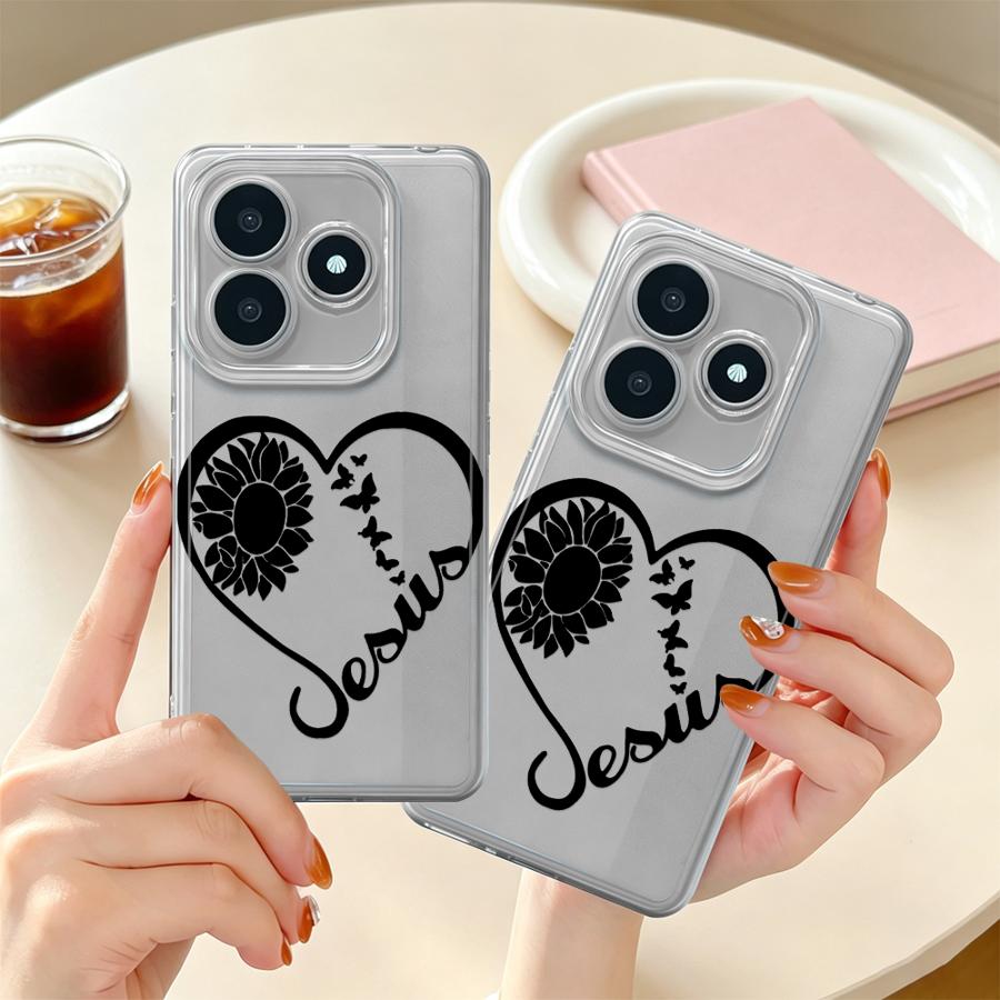 Creative Love Jesus Clear Phon - Phone Cases Jesus 评论和价格