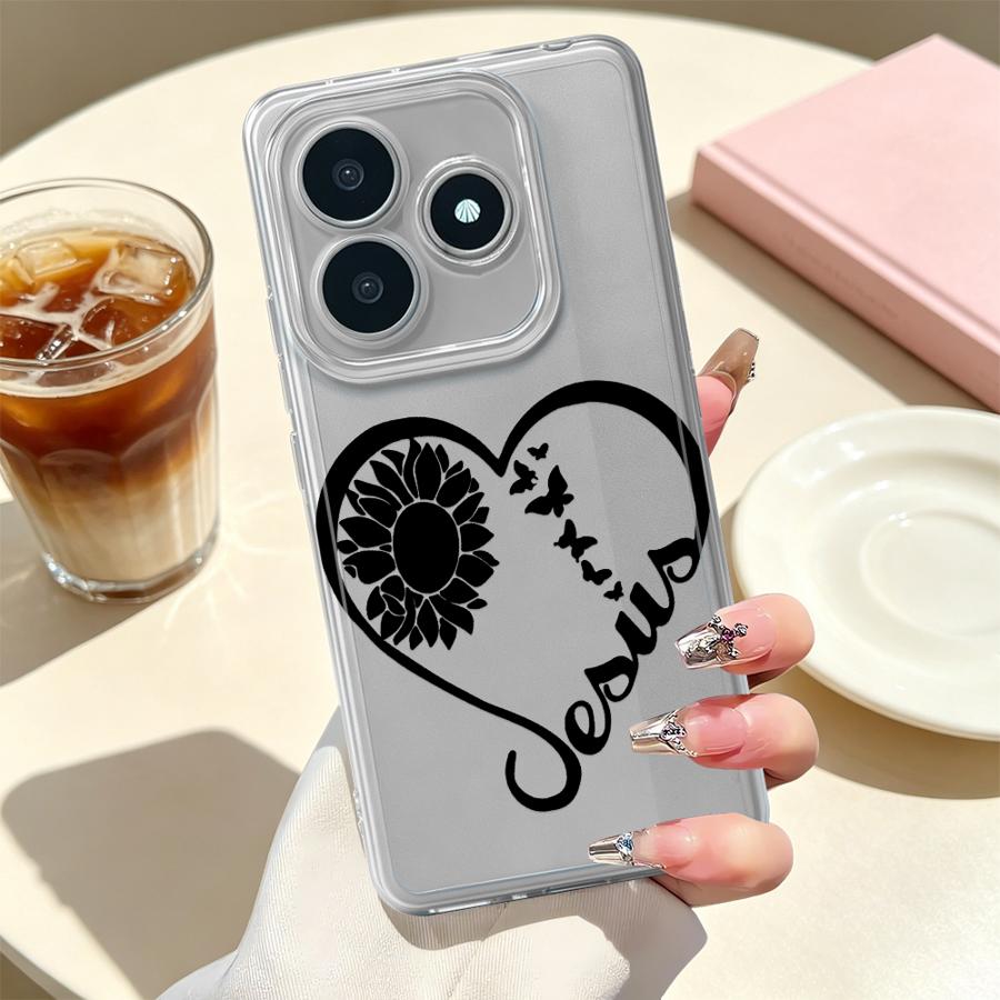 Creative Love Jesus Clear Phon - Phone Cases Jesus 评论和价格