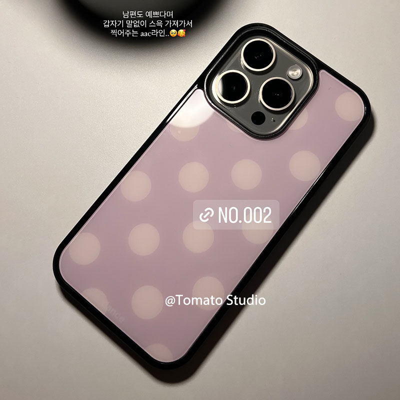 Korean Ins Fashion Purple Polk - Phone Cases Trending 评论和价格