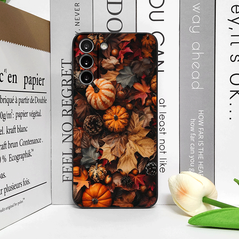 Autumn Maple Leaf Pumpkin Hall - Phone Cases Trending 评论和价格