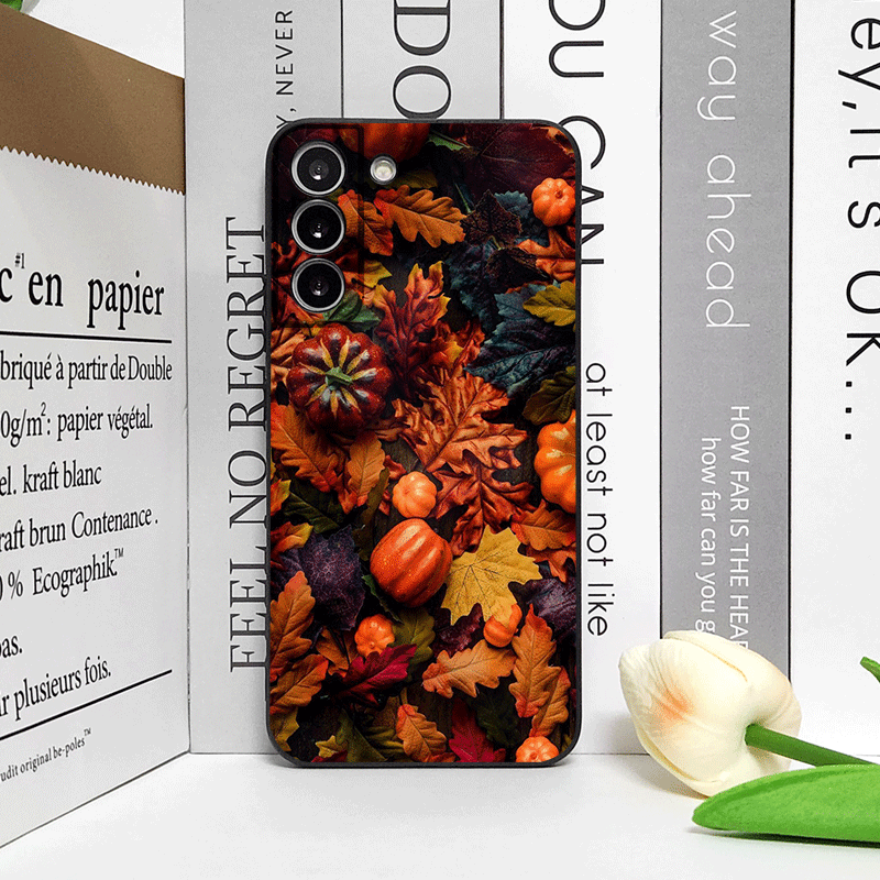 Autumn Maple Leaf Pumpkin Hall - Phone Cases Trending 评论和价格
