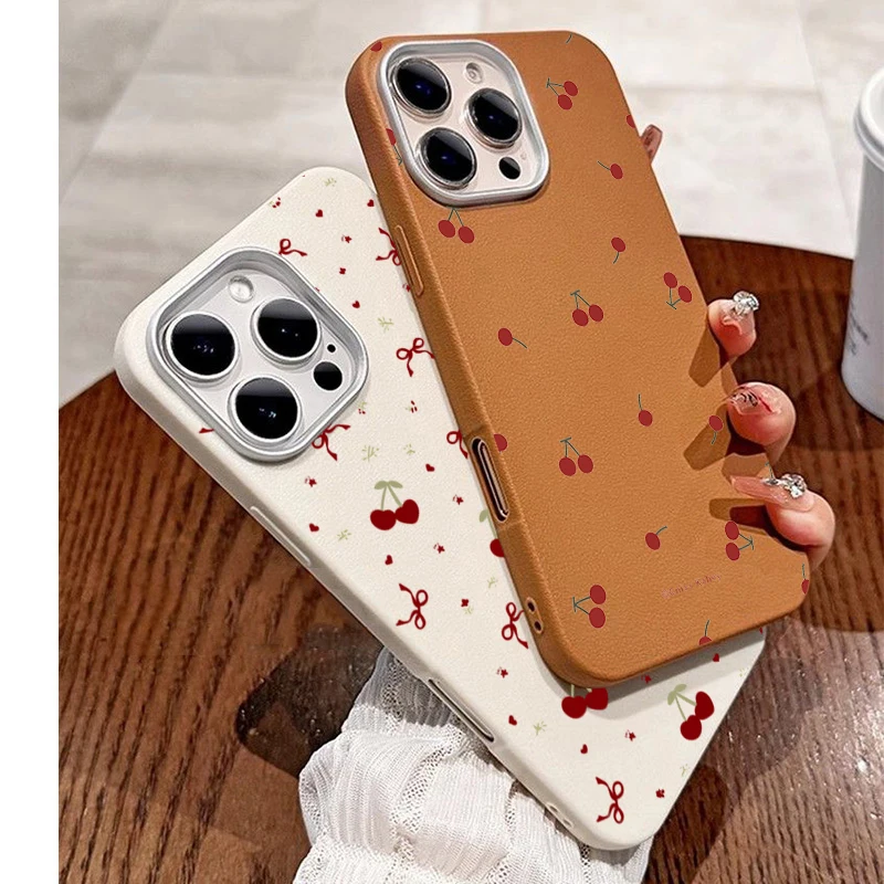 INS Cute Cartoon Cherry Patter - Cute Cartoon Case 评论和价格