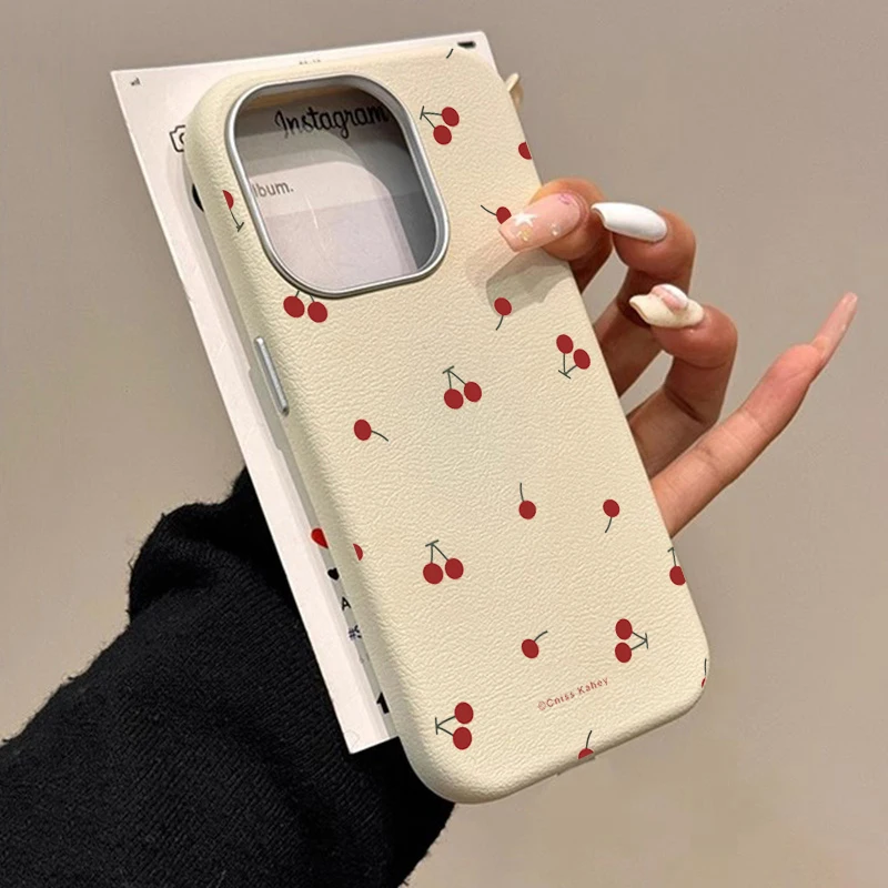 INS Cute Cartoon Cherry Patter - Cute Cartoon Case 评论和价格