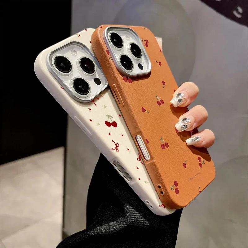 INS Cute Cartoon Cherry Patter - Cute Cartoon Case 评论和价格