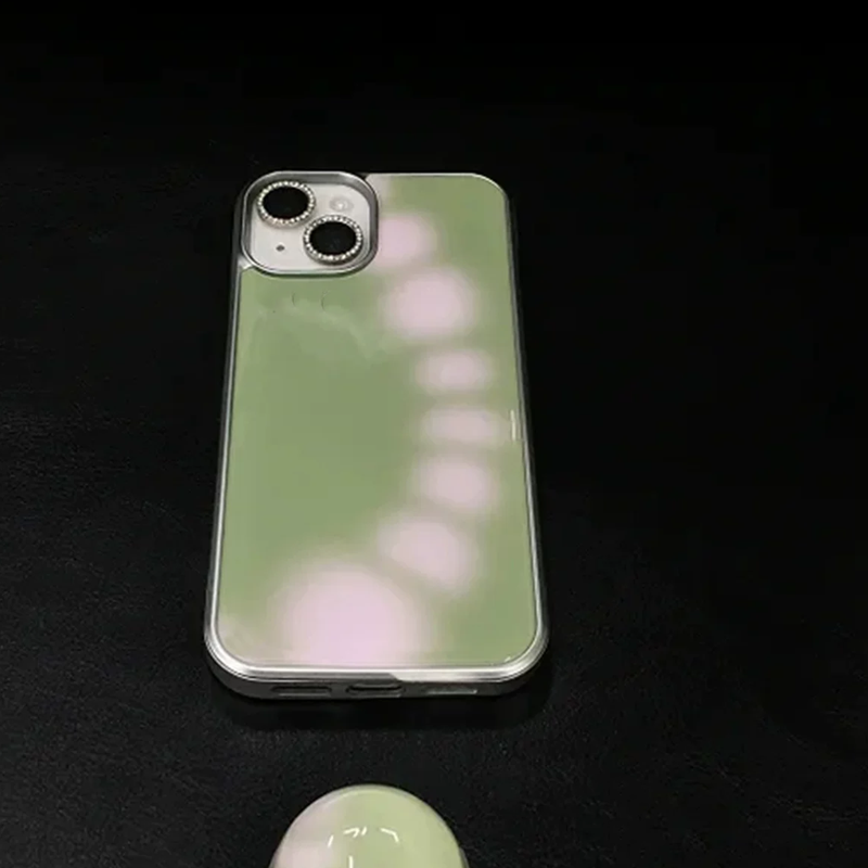 Niche Summer Matcha Green Pink - Phone Cases Green 评论和价格