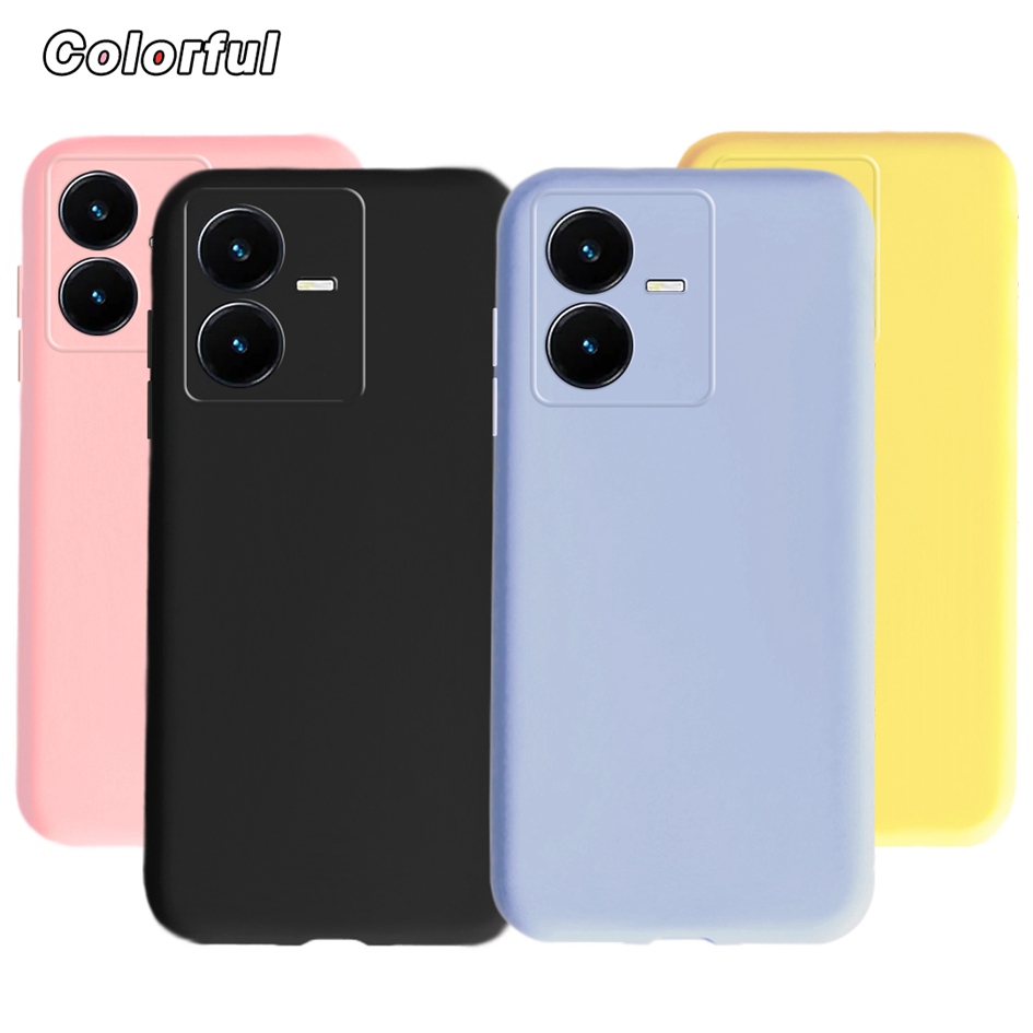 Candy Color Case For Vivo Y22s - Phone Cases On Sale 评论和价格