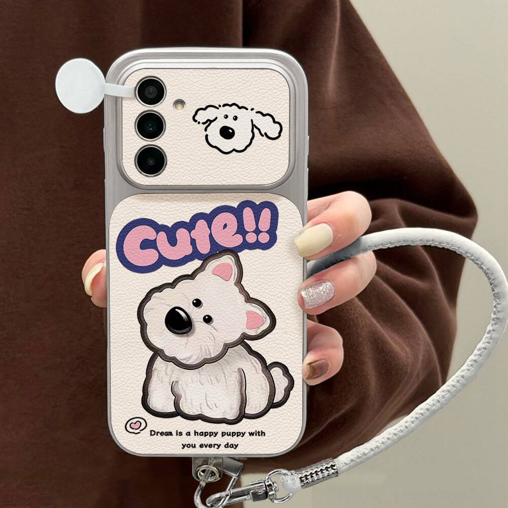 Cute Cartoon Dog Lanyard Phone - Phone Cases With Loop 评论和价格