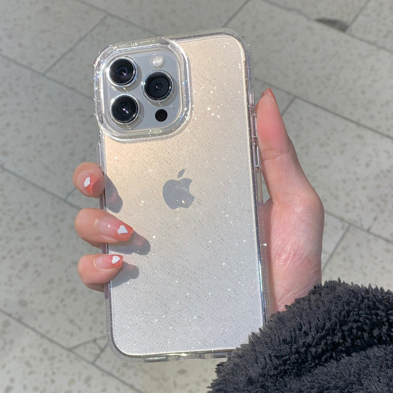 Transparent Simple Glitter Pho - Phone Cases Expensive 评论和价格