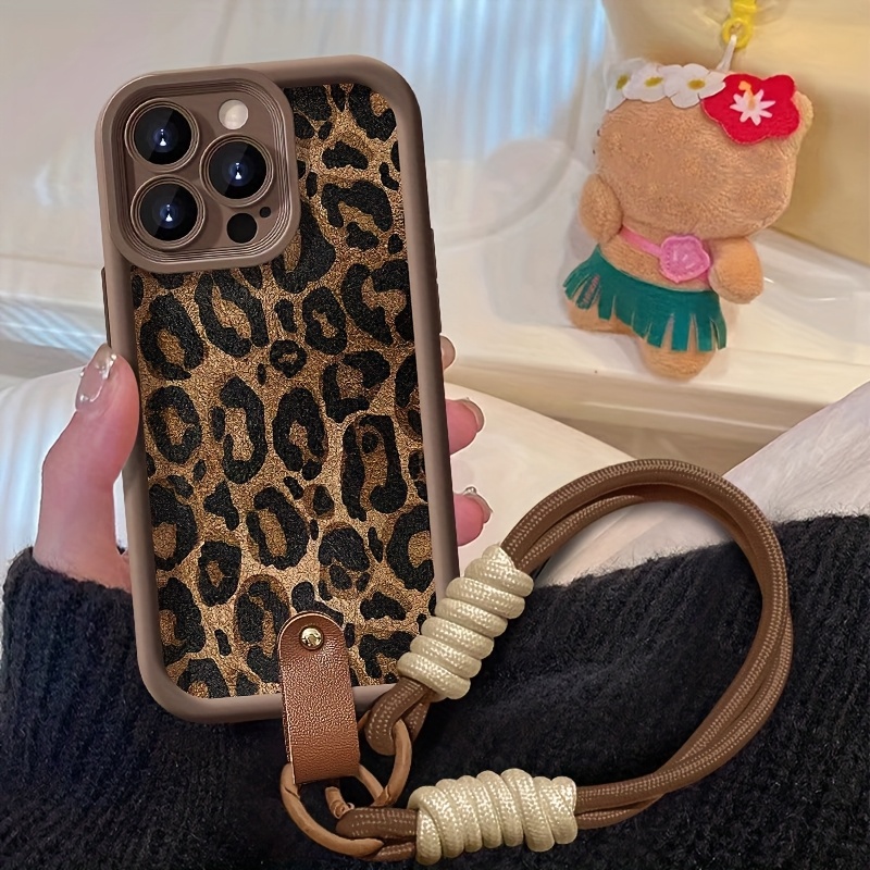 Wrist Strap Leopard Print  Pho - Phone Cases With Loop 评论和价格