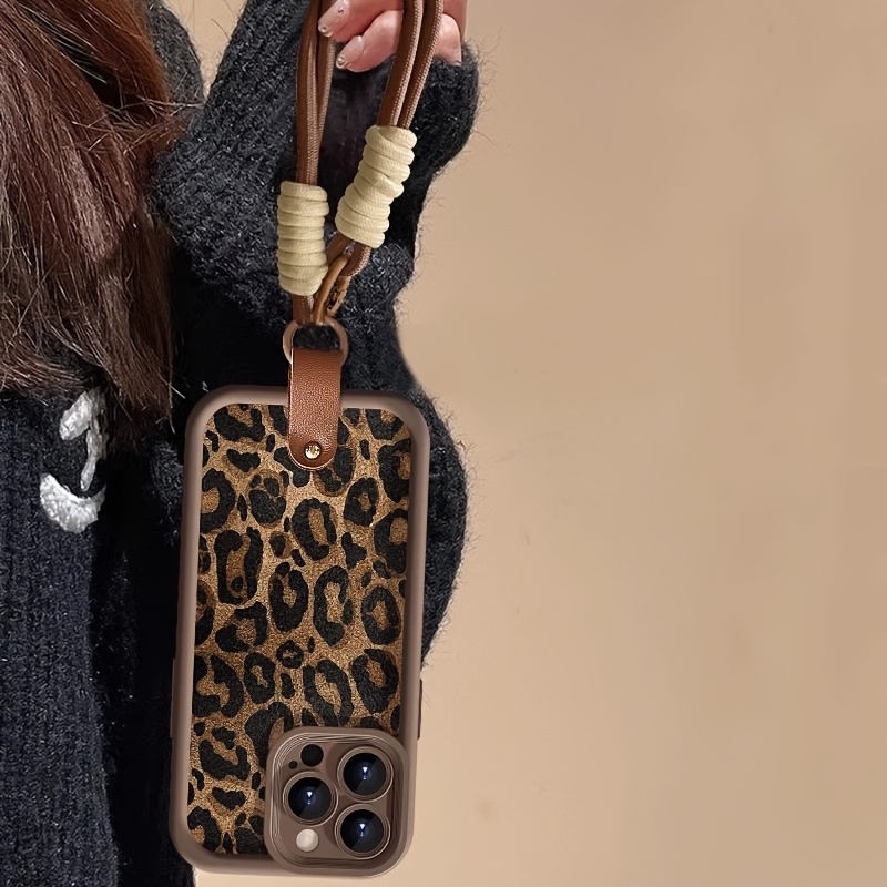 Wrist Strap Leopard Print  Pho - Phone Cases With Loop 评论和价格