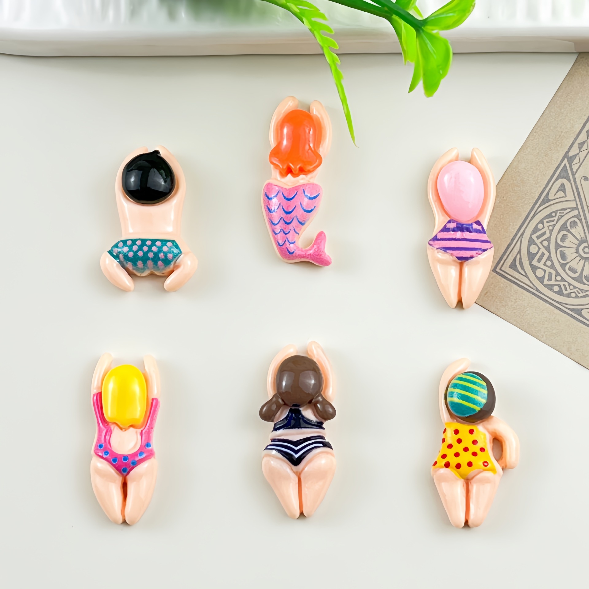 100pcs Cute Mini Swimming Boy  - Phone Cases For Boys 评论和价格