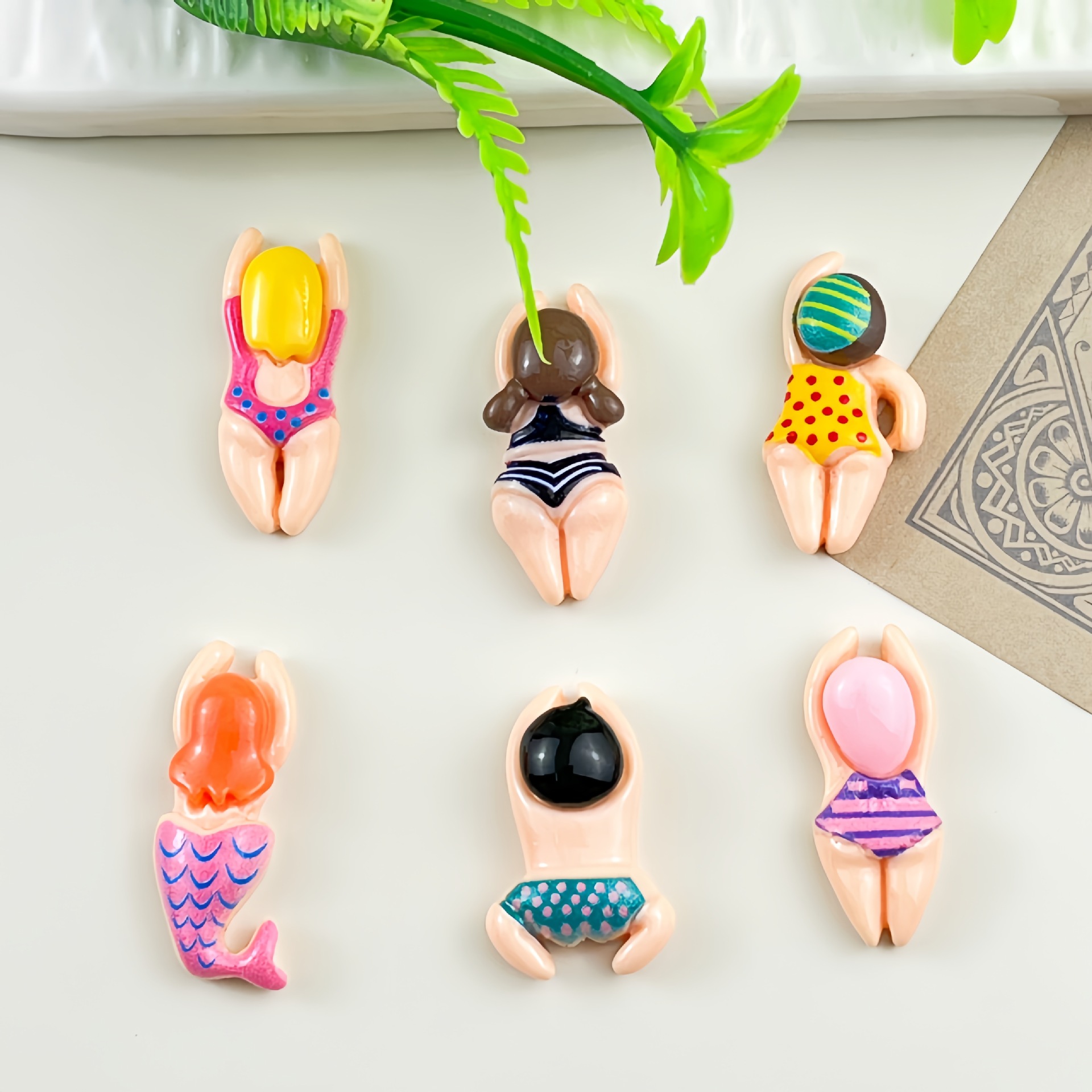100pcs Cute Mini Swimming Boy  - Phone Cases For Boys 评论和价格