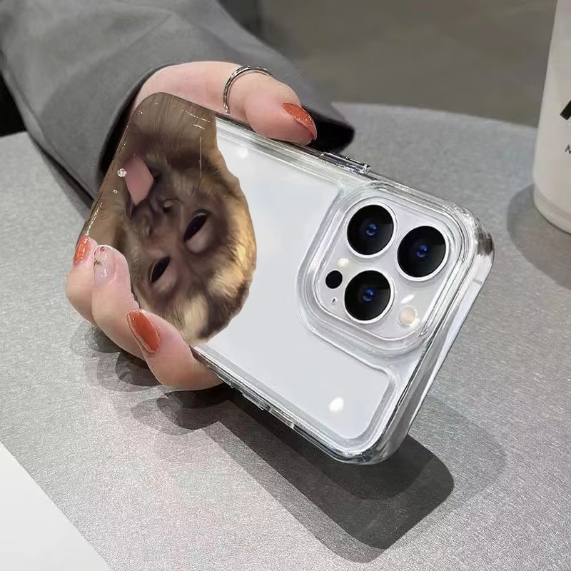 Tongue Sticking Monkey Silicon - Phone Cases Silicone 评论和价格